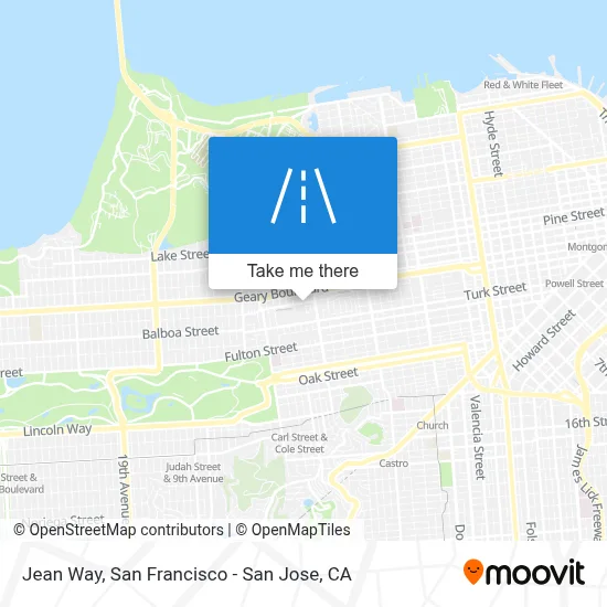 Jean Way map