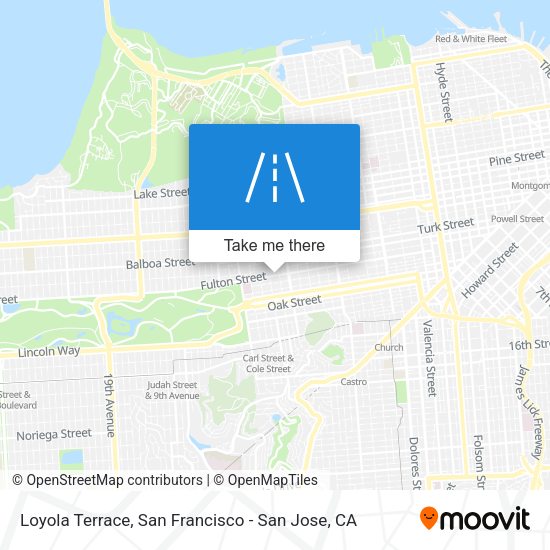 Mapa de Loyola Terrace