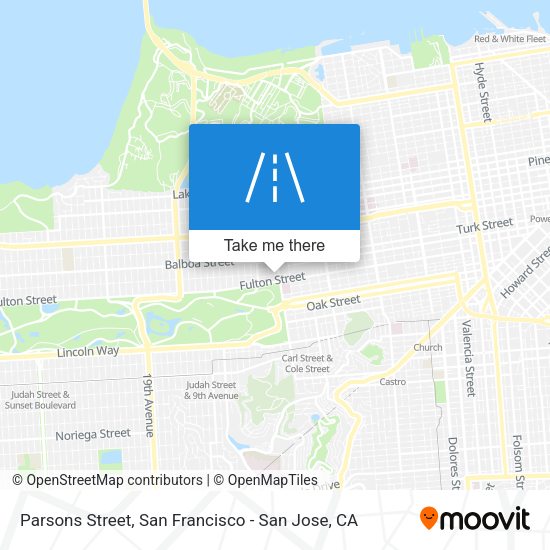 Mapa de Parsons Street
