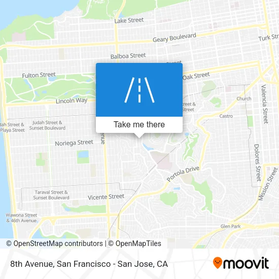 8th Avenue map