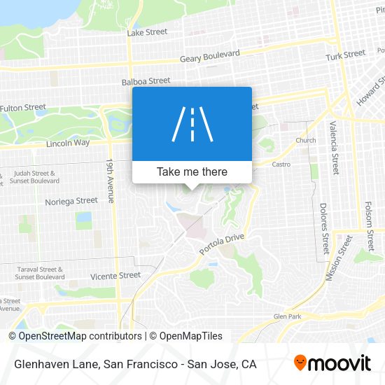 Mapa de Glenhaven Lane
