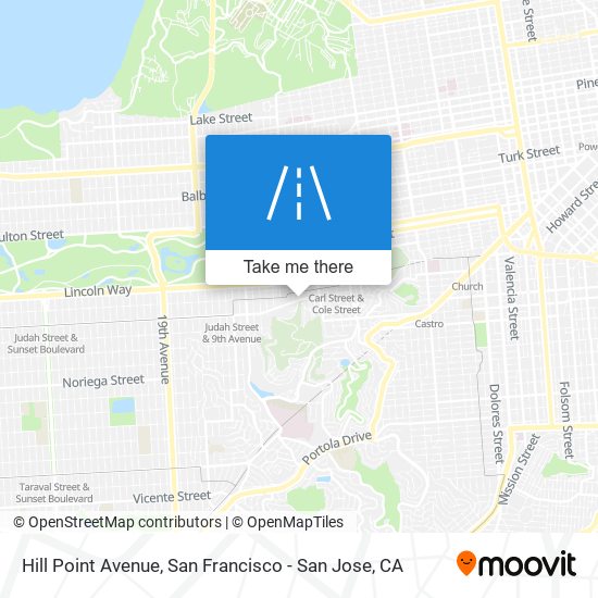 Mapa de Hill Point Avenue