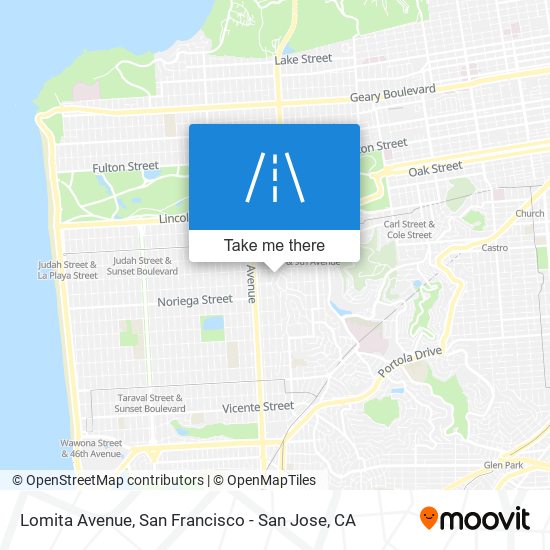 Mapa de Lomita Avenue