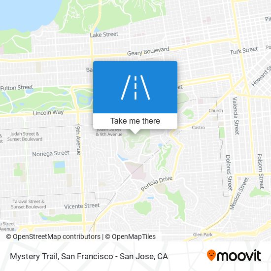 Mystery Trail map