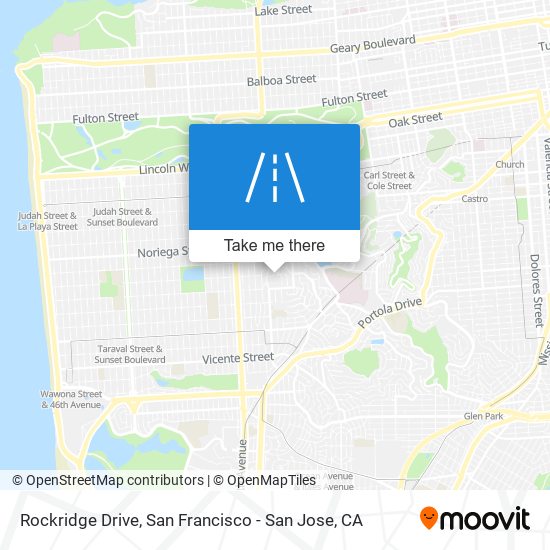 Rockridge Drive map