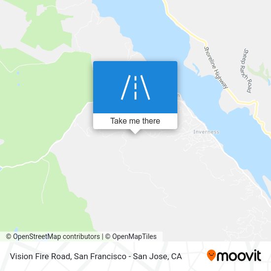 Mapa de Vision Fire Road
