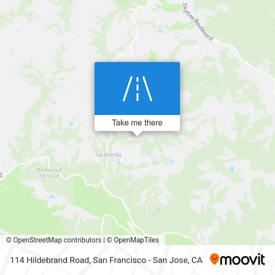 114 Hildebrand Road map
