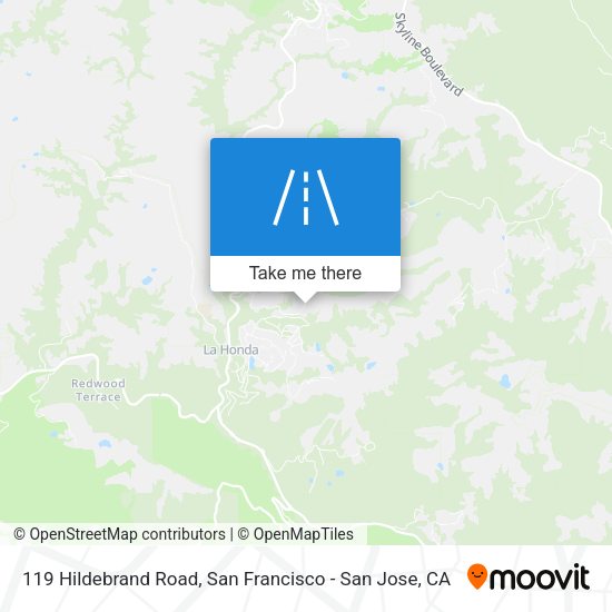Mapa de 119 Hildebrand Road