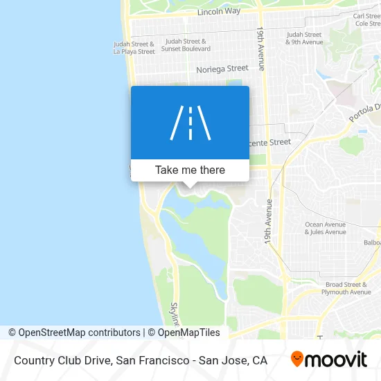Country Club Drive map