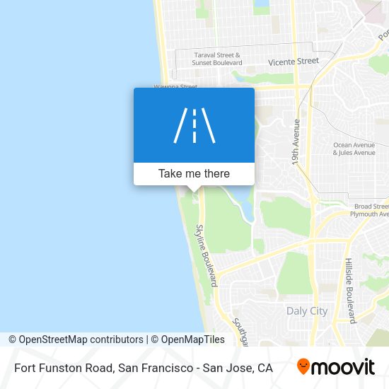 Mapa de Fort Funston Road