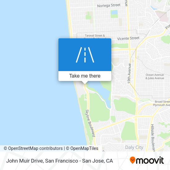 Mapa de John Muir Drive