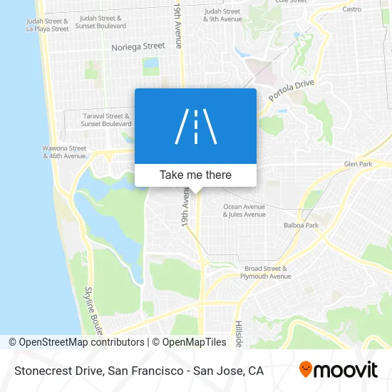Stonecrest Drive map