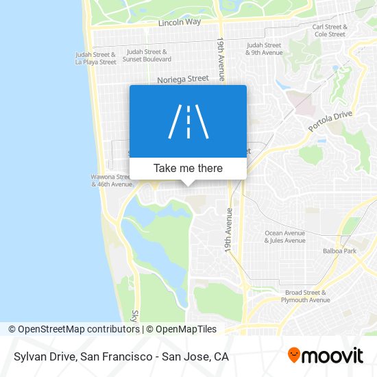 Sylvan Drive map