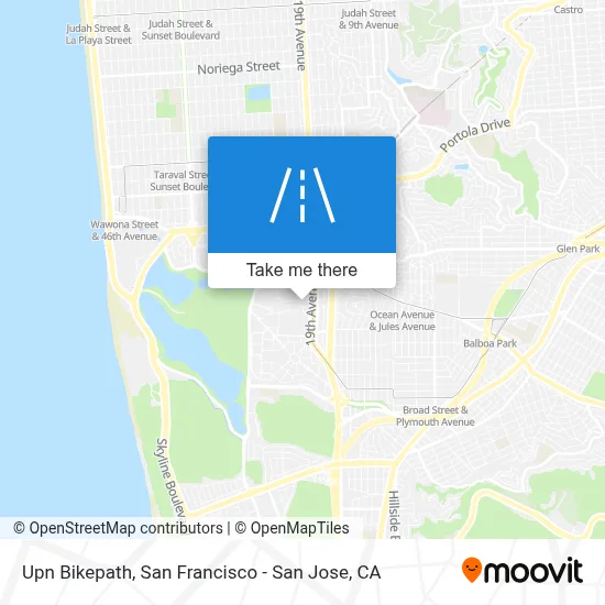 Upn Bikepath map
