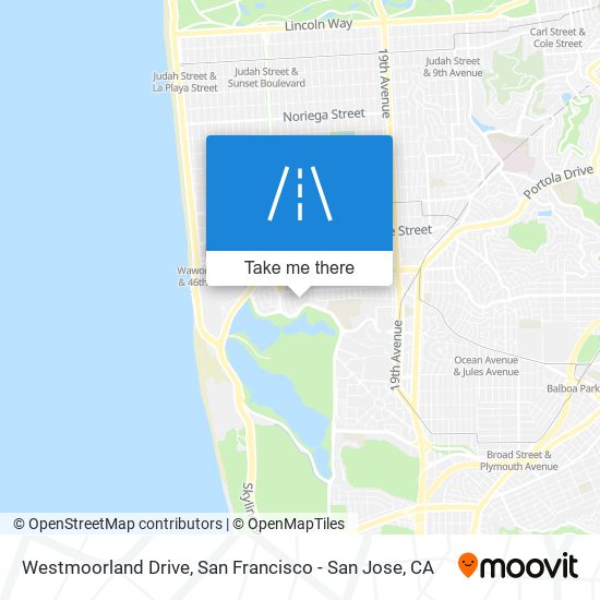 Westmoorland Drive map