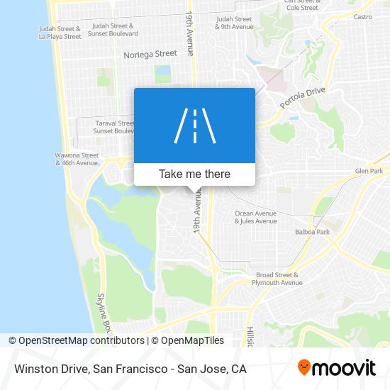 Winston Drive map