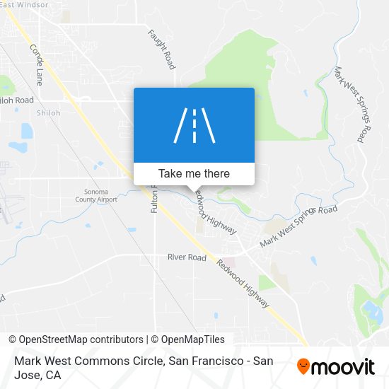 Mapa de Mark West Commons Circle