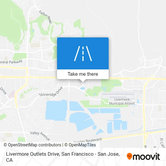 Livermore Outlets Drive map