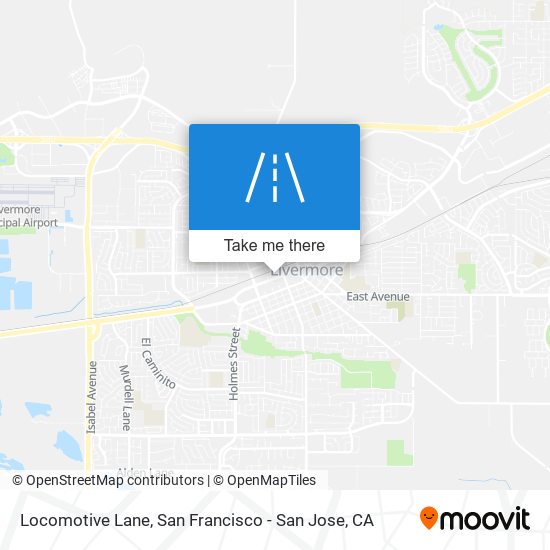 Locomotive Lane map