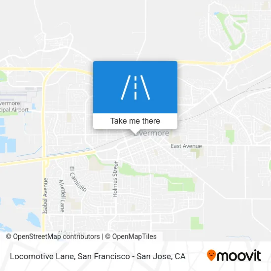 Locomotive Lane map