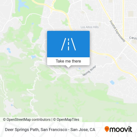 Mapa de Deer Springs Path