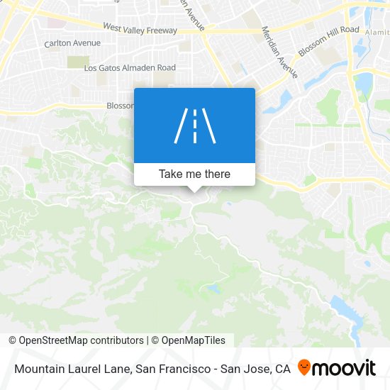 Mountain Laurel Lane map