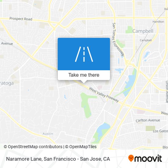 Naramore Lane map