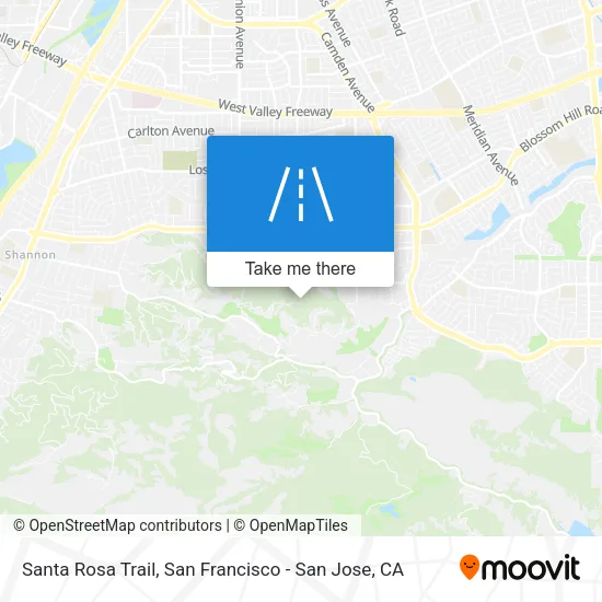 Santa Rosa Trail map