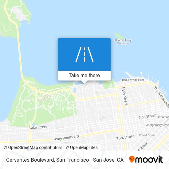 Mapa de Cervantes Boulevard