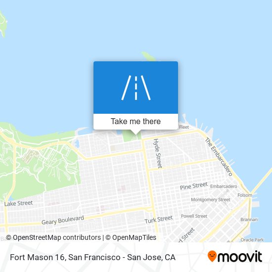 Fort Mason 16 map