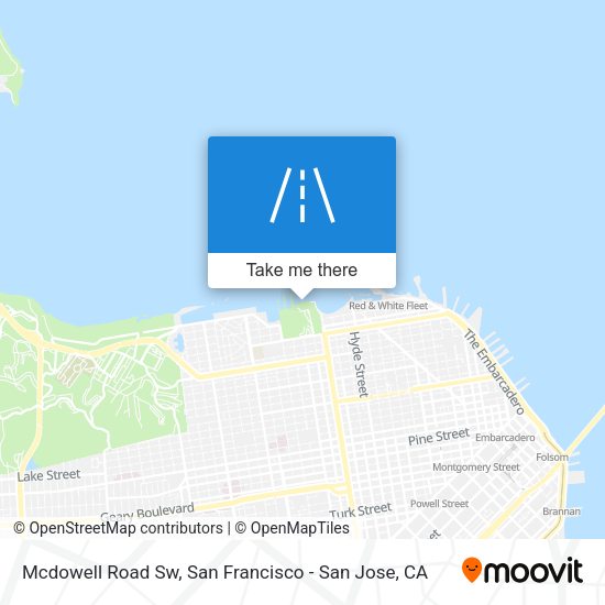 Mapa de Mcdowell Road Sw