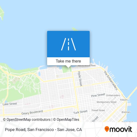 Mapa de Pope Road