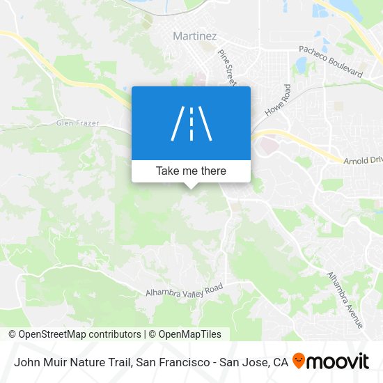 John Muir Nature Trail map