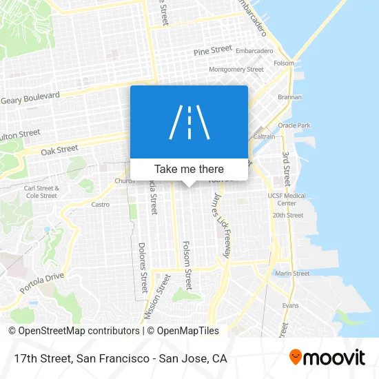 17th Street map