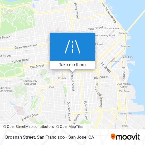 Mapa de Brosnan Street