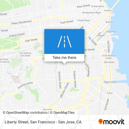 Mapa de Liberty Street