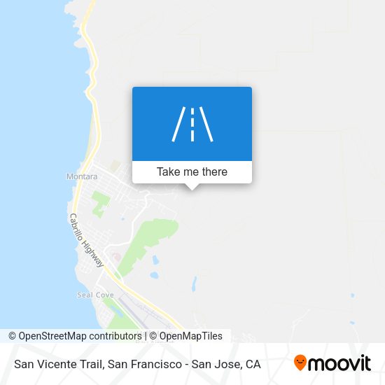 Mapa de San Vicente Trail