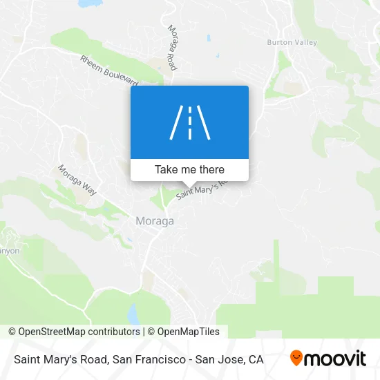 Saint Mary's Road map