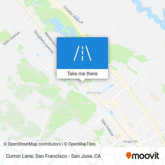 Mapa de Cumin Lane