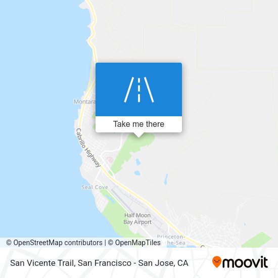 Mapa de San Vicente Trail