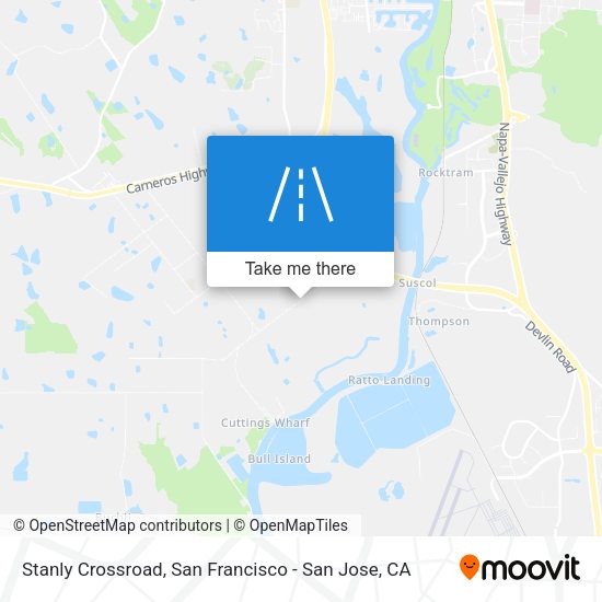 Stanly Crossroad map