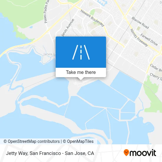 Jetty Way map