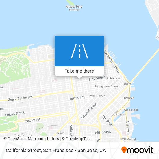 California Street map