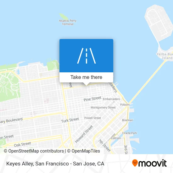 Keyes Alley map