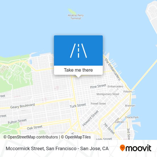 Mccormick Street map