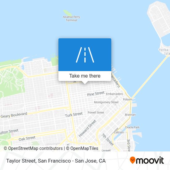 Mapa de Taylor Street