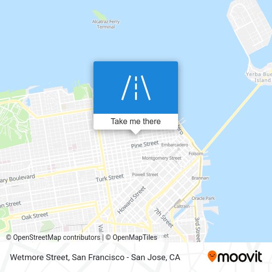 Mapa de Wetmore Street