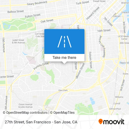 27th Street map