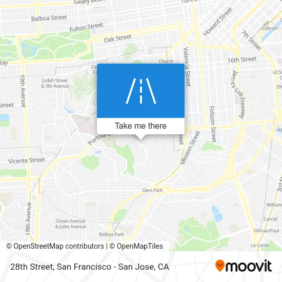 28th Street map