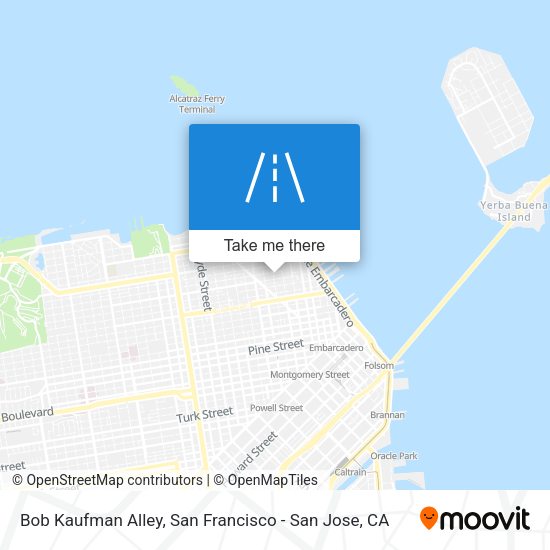 Bob Kaufman Alley map